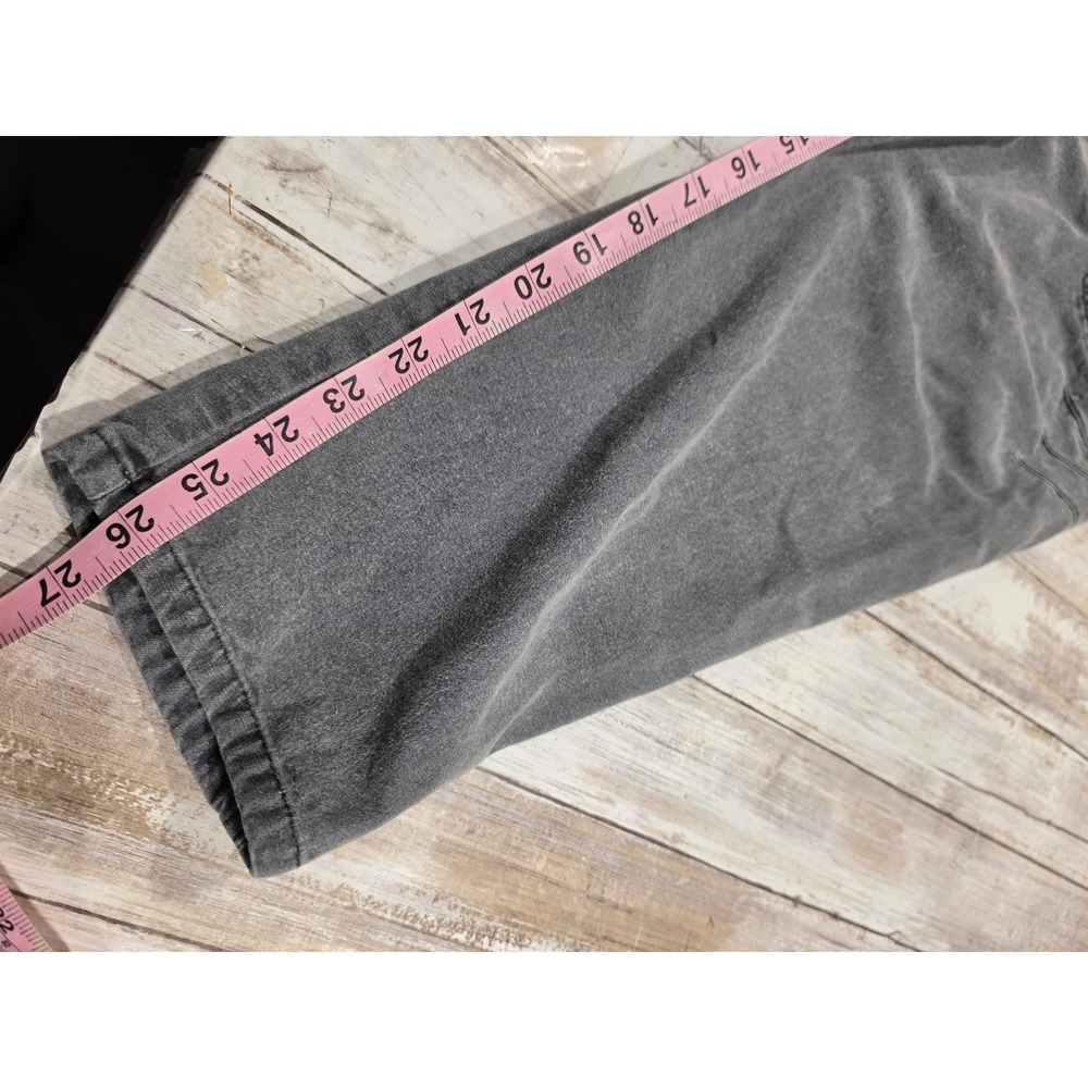 Vintage Gitano Express High Waisted Acid Wash Grey Pleated Jeans Size 5 READ - Picture 6 of 10
